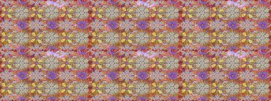 Tarafsız ve kahverengi renklerde bahar çiçekleri. Çiçekli karalama şeklinde Raster çiçek deseni. Raster illüstrasyonu.