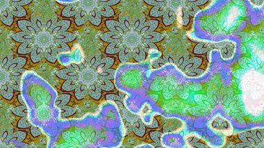 Raster deseni. Organik elementler. Suluboya etkisi. Botanik çizim deseni.