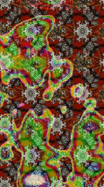 Sınır Kızılderili çiçekli paisley patten. Raster Henna tarzı. Etnik Mandala havlusu. Tebrik kartı geçmişi, boyama kitabı, arkaplan ve tekstil için kullanılabilir. Taslak süsleme izi.