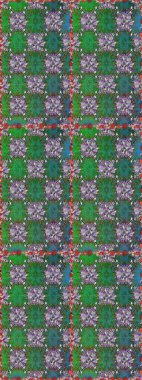 Renkli Yaz Temalı Kusursuz Arkaplan. Güzel kumaş deseni. Raster Illustrasyon 'da moda olmayan çiçek deseni. Düz Çiçek Elementleri Tasarımı.