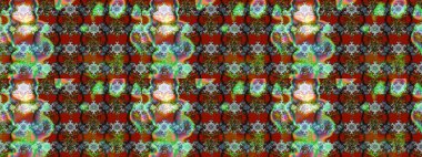 El yapımı çiçek ve bitki koleksiyonu. Raster illüstrasyonu. Eskiz stili yeşil renkler. Şirin karalamalı çiçek desenli çizim. Raster illüstrasyonu.