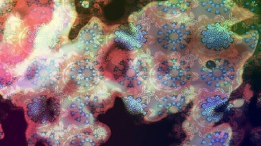 Çiçek desenli raster, nötr çizgi grafik desenli soyut raster arkaplan. Modern stil dokusu.