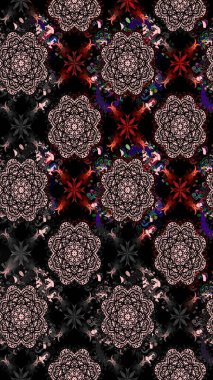 Sınır Kızılderili çiçekli paisley patten. Taslak süsleme izi. Etnik Mandala havlusu. Raster Henna tarzı. Tebrik kartı arkaplanı, boyama kitabı, arkaplan, tekstil için kullanılabilir.