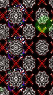 Gömlek, arka plan modelini çiz. Tropik çiçekler. Siyah renkte çiçekler.