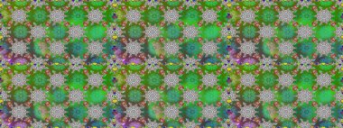 Suluboya etkisi. Organik elementler. Raster deseni. Botanik kusursuz desen.