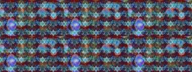 Raster illüstrasyonundaki çiçek desenli çizim. Mavi renklerde. Güzel kumaş deseni. Raster illüstrasyonu.