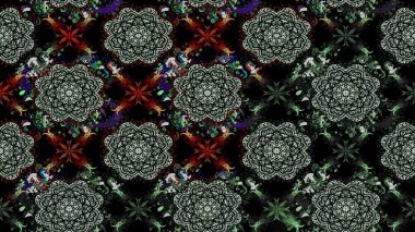 Küçük çiçekteki sevimli çiçek deseni. Siyah renkte çiçekler.