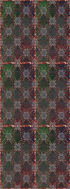 Çiçek arkaplan. Renkli, pürüzsüz desen. Raster illüstrasyonu. Gri ve kahverengi renkli şirin tekstil tarzında. Çiçek duvar kağıdı.