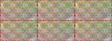 Raster illüstrasyonu. Tarafsız ve gri renkli papatyalar deseni. Tarafsız ve gri renklerde.