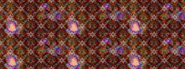 Kahverengi üzerine çiçekler. Eskiz arkaplan modeli. Suluboya, elle çizilmiş. Raster stoku.