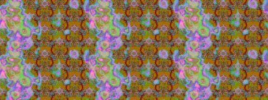 Yaprak ve çiçeklerin suluboya resimleri, yeşil renkte çizimler. Yumuşak, yeşil renkli bahar çiçekleri. Raster illüstrasyonu.