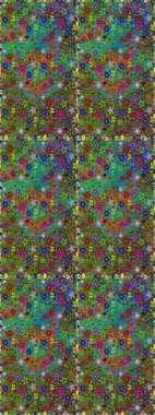 Raster illüstrasyonu. Modaya uygun kumaş deseni. Küçük çiçekteki sevimli çiçek deseni. Kusursuz Tony kumaş deseni.