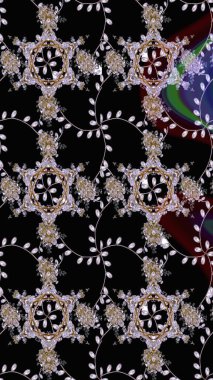 Moda baskısı. Suluboya desenli çiçek deseni. Çiçeğin suluboya çizimlerinin mükemmel deseni. Dekorasyon ve tasarım için güzel bir desen. Ayarlanmış.