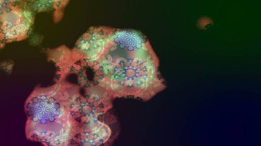 Raster illüstrasyonu. Küçük çiçekteki sevimli çiçek deseni. Çizim.