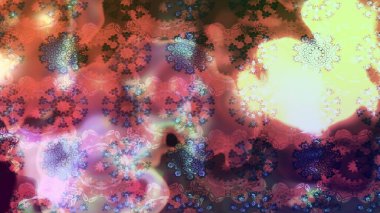 Raster deseni. Çiçekli çiçek deseni, suluboya. Küçük çiçekte güzel bir çiçek deseni..