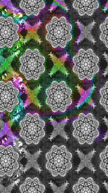 Küçük çiçekli basit bir çiçek çizimi. Gri renkli şirin çiçekler. Raster illüstrasyonu. Moda baskısı, albüm, ambalaj kağıdı, duvar kağıdı için zarif dekoratif süslemeler..