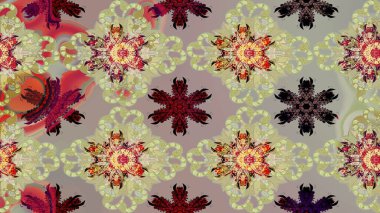 Raster - stok. Tarafsız çiçekli eskiz deseni, suluboya çiçek deseni, sevimli çiçek, duvar kağıdı, kart veya kumaş için fayanslı.