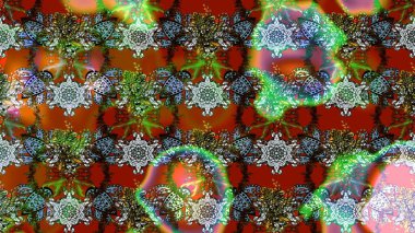 Çiçek deseni. Kahverengi renkte çiçek eskizi. Şatafatlı bahar bahçesi dokusu. Raster illüstrasyonu. Kahverengi renkte çiçekler.