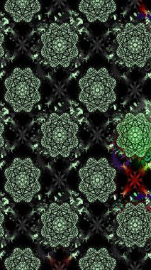 Çiçekler suluboya eskiz deseni. Raster Stili kumaş deseni.