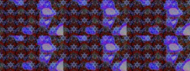 Raster illüstrasyonundaki çiçek desenli çizim. Mor renkli çiçekler. Renkli Bahar Teması eskiz kalıbı. Düz Çiçek Elementleri Tasarımı.