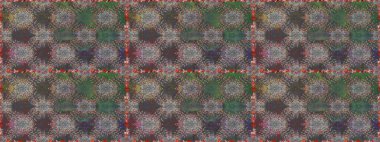 Raster - stok. Gri ve kahverengi çiçekli kusursuz desen, suluboya çiçek deseni, sevimli çiçek, duvar kağıdı, kart veya kumaş için fayanslı.