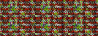 Kırmızı renkte çiçekler. Nazik romantik baskı. Raster güzel bir çiçek deseni çizmiş. Tatil havası. Bahar mevsimi.