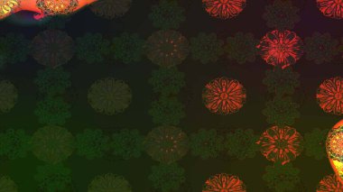 Karalama çiçeği. Raster illüstrasyonu. Güzel kumaş deseni. Renkli Bahar Teması eskiz kalıbı. Zentangle soyut çiçekleri. Düz Çiçek Elementleri Tasarımı.