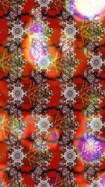 Kahverengi lale çiçekli Raster eskiz deseni. Karşılama ya da düğün geçmişi olarak kullanılabilir. Doğal kozmetik ürünleri, parfüm, çiçekçi dükkanı için bahar ihalesi tasarımı. Paket kağıdı için en iyisi..