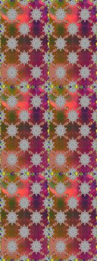 Botanical seamless pattern. Organic elements. Raster pattern. Watercolor effect.