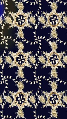 Güzel kumaş deseni. Bahar çiçekleriyle güzel bir çiçek deseni çizmişsin. Raster illüstrasyonu.