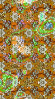 Eski usul küçük çiçekli şirin bir eskiz deseni. Moda arka planında parlak buketler. Kumaş, duvar kağıdı ve kağıt üzerine baskı yapmak için gelişen arka plan. Raster illüstrasyonu.