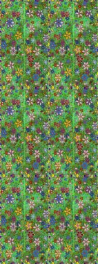 Güzel kumaş deseni. Güzel suluboya çiçek buketi pürüzsüz desen.