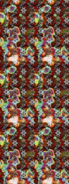 Sevimli çiçek raster deseni. Sketch Colour Spring Theme eskiz kalıbı. Düz Çiçek Elementleri Tasarımı. Gri renkli çiçekler.