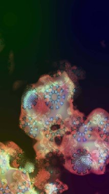 Renkli Bahar Teması eskiz kalıbı. Düz Çiçek Elementleri Tasarımı. Süslü kumaş deseni. Raster illüstrasyonunda çiçek deseni çizimi.