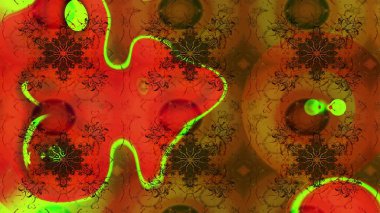 Raster düz çiçek çizim deseni. Kahverengi renkli çiçekler. Tasarım hediye paketi, tebrik kartları, posterler ve afiş tasarımı.