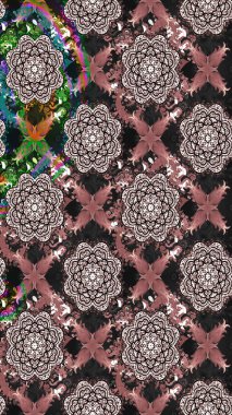 Renkli Bahar Teması eskiz kalıbı. Düz Çiçek Elementleri Tasarımı. Gri renkli, zarif çiçek buketli suluboya. Raster illüstrasyonu.