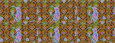 Taslak dekoratif arka plan, çiçek mandala. Kahverengi renklerde. Raster illüstrasyonu. Çiçek..