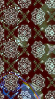 Çiçek deseni duvar kağıdı, desen dolguları ve web sayfası arka planı için kullanılabilir. Süslü zentangle çizim dokusu, soyut çiçeklerle süslenmiş. Şekillendirilmiş çiçekli çizim deseni.