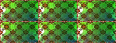 Yeşil renkte etnik çiçeklerle kusursuz bir desen. Raster Çiçek İllüstrasyonu güzel tekstil..