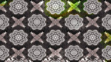 Şirin çiçek elementleri. Düz Çiçek Elementleri Tasarımı. Raster illüstrasyonu. Taslak desenli, modaya uygun kumaş deseni. Renkli Bahar Teması çizim şablonu.