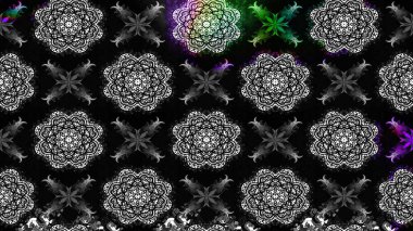 Nakış desenli çiçek deseni. Renkli grunge, soyut arkaplanı kolosiyah çiçeklerle süslüyor. İzler, kumaş, duvar kağıtları, tekstil için raster dokusu.