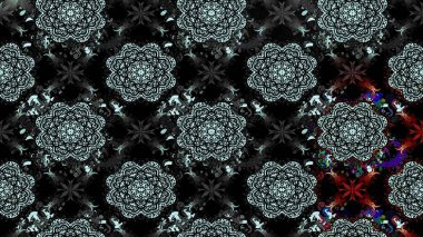 Çiçekli yumuşak bir eskiz şekli. Yumuşak, bahar çiçekleri siyah renklerde. Raster çiçekleri klasik tarzda çizilmiş. Raster illüstrasyonu.