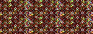 Küçük çiçekteki sevimli çiçek deseni. Raster illüstrasyonu. Tony 'nin kumaş kalıbını çiz. Modaya uygun kumaş deseni.