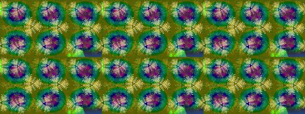 Renkli Bahar Teması eskiz kalıbı. Çiçek desenli eskiz, yaz çiçekleri. Yeşil ve mavi renkte çiçekler. Düz Çiçek Elementleri Tasarımı.