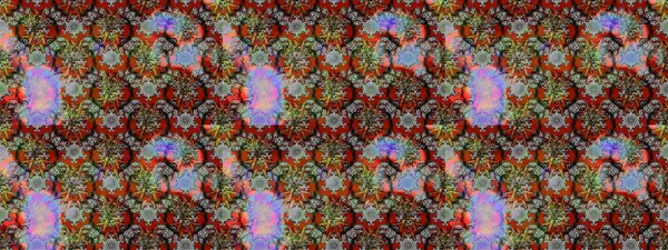 Çiçeksel fantezi tasarımı ve parlak bir arka plan çizimi. Renkli Bahar Teması eskiz kalıbı. Düz Çiçek Elementleri Tasarımı.