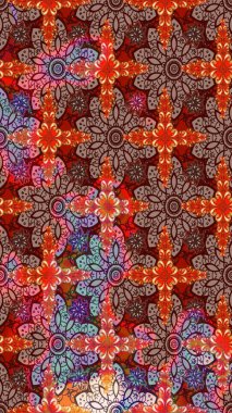 Raster çiçek izi. Çiçek rengi eskiz deseni. Klasik taslak çizimi.