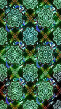 Moda baskıları için zarif bir şablon. Halk tarzı. Modern çiçek arkaplanı. Parlak renkli çiçekleri ve yeşil yaprakları olan harika bir çiçek deseni..