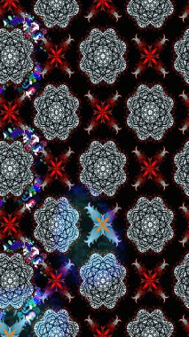 Raster illüstrasyonu. Küçük çiçekteki sevimli çiçek deseni. Modaya uygun kumaş deseni. Tony 'nin kumaş desenini çiz.