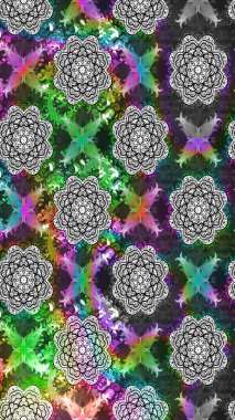 Raster illüstrasyonu. Gri renkli çiçekler. Çizim çiçek deseni duvar kağıdı için kullanılabilir.