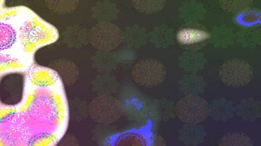 Küçük çiçekteki sevimli çiçek deseni. Modaya uygun kumaş deseni. Raster illüstrasyonu. Tony 'nin kumaş desenini çiz.